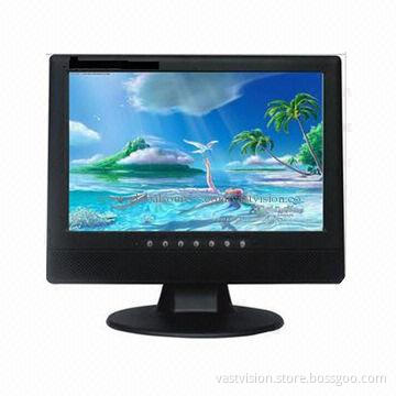 10.2-inch CCTV LCD Monitor with VGA/AV/BNC Input and 800 x 480 Pixels